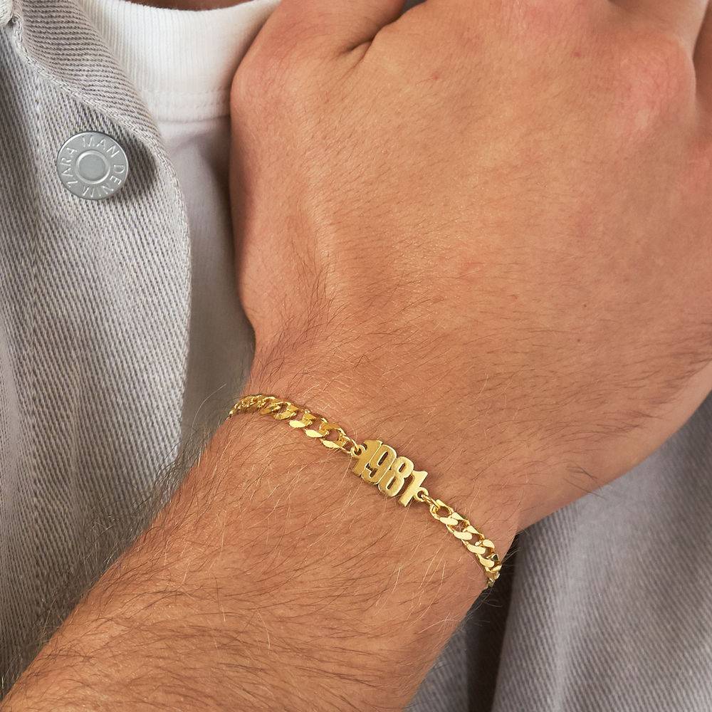 Custom Name Cuban Chain Bracelet for Men