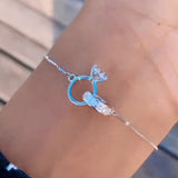 Unique Design Interlocking Rings Bracelet