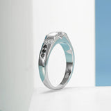 Exquisite Moissanite 1.0ct Marquise Cut Sterling Silver Engagement Ring
