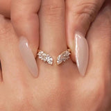 Luxury 3PCS Oval Cut Bridal Set In Sterling Silver