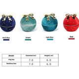 Romantic Spherical Bow-knot Jewelry Box for Ring and Necklace