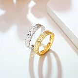 Sparkling 18K Gold Plated Band