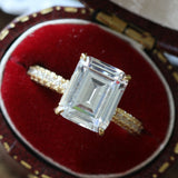 Emerald Cut Bridal Set