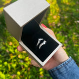 Crown-Shaped Sterling Silver Enhancer Band