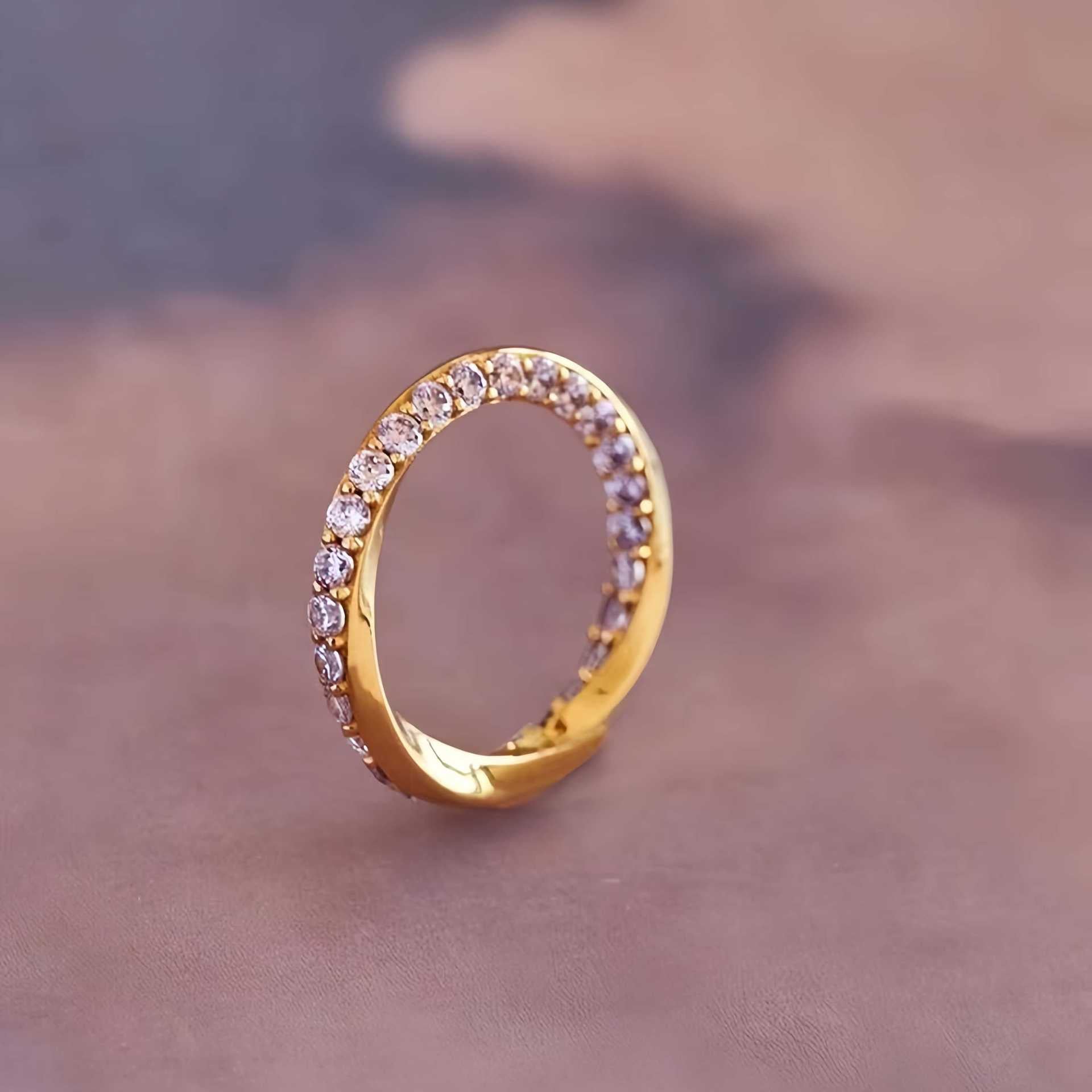 Classic Mobius Eternity Sterling Silver Ring
