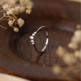 Simple Crown Design Sterling Silver Band