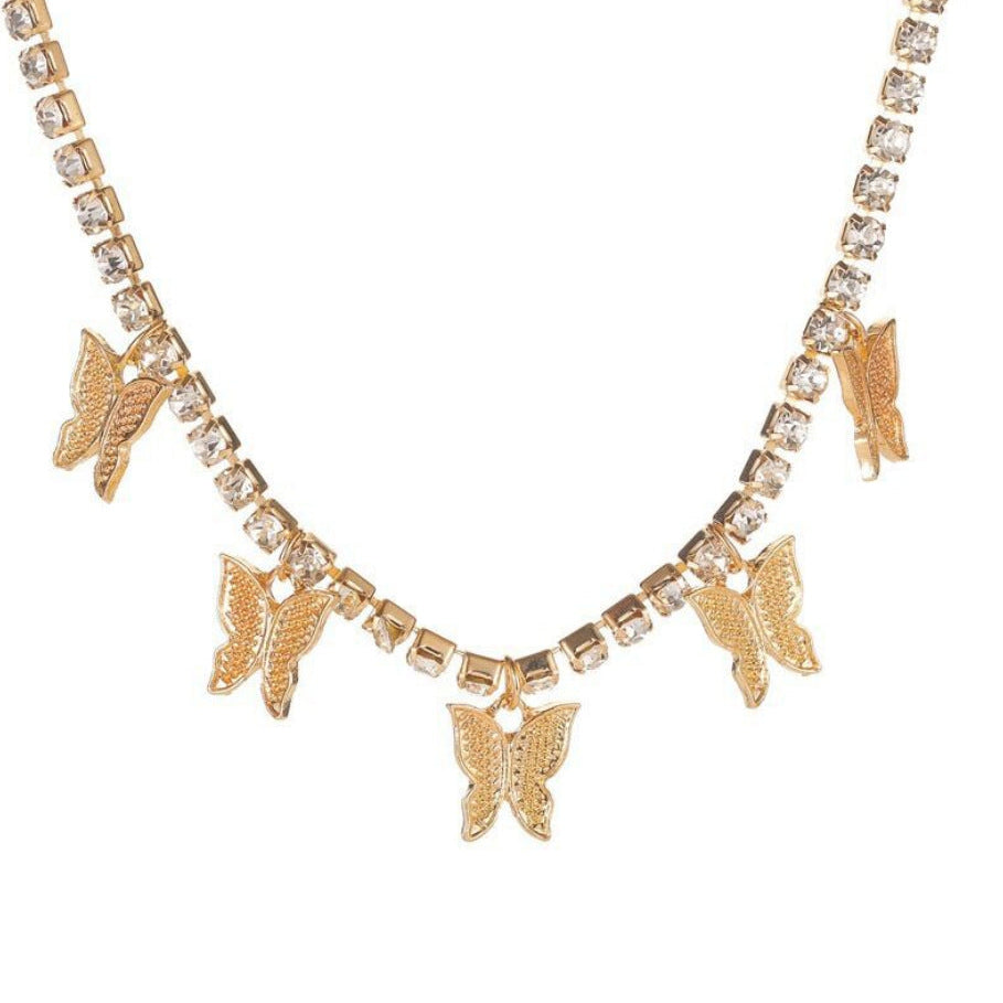 Stunning Butterfly Design Chic Necklace