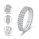 Round Cut Paved Moissanite 18k Gold Plated Band
