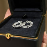 Stunning Sterling Silver Hoop Earrings