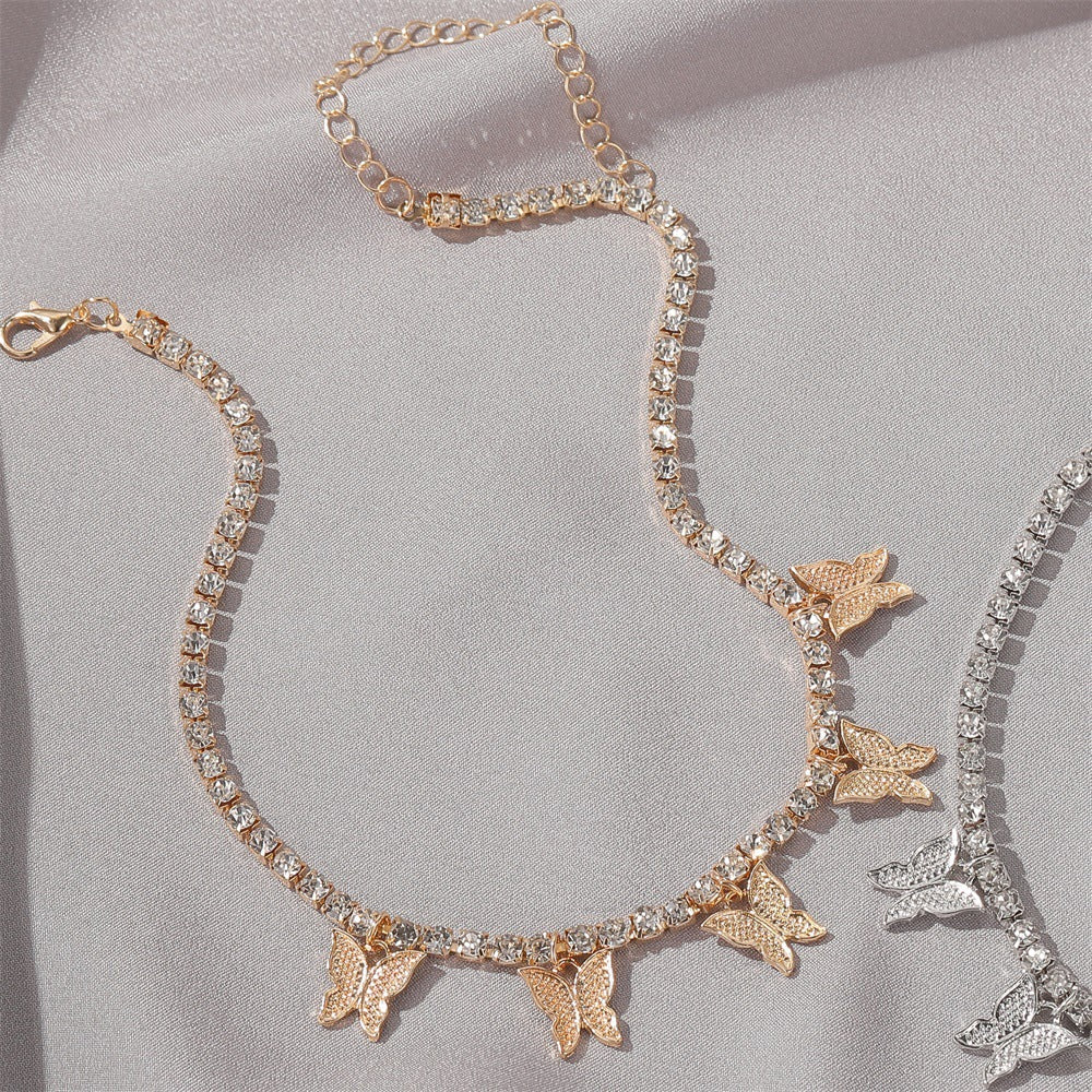 Stunning Butterfly Design Chic Necklace