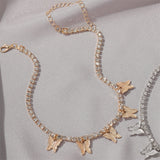 Stunning Butterfly Design Chic Necklace