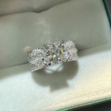 Handmade Asscher Cut 2.5ct Sterling Silver Engagement Ring