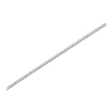 Classic Round Cut Moissanite Sterling Silver Tennis Bracelet