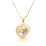 Personalized  Heart Cut Pendant Necklace For Mom