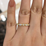 Cushion Cut Golden Tone Bridal Ring Set In Sterling Silver